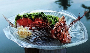 Castaway Waterfront Restaurant and Sushi Bar in Marathon serves lionfish as a regular menu item, including as a popular sushi roll.